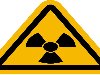 Широкоформатные обои Знак радиации, Осторожно радиация!