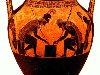 Древние греки расписывали любые виды глиняной посуды, использовавшейся для ...