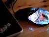новое прибытие usb 3d оптическая мышь вт/мини скорпион ёелтый светодиод свет ...