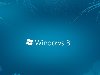 Широкоформатные обои Лиственный Windows 8, Логотип Windows 8 на голубом фоне