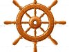 Штурвал корабля. Векторные иллюстрации. ship wheel marine wooden vintage ...