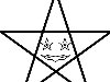 пятиконечная звезда раскраска, five-pointed star outline picture