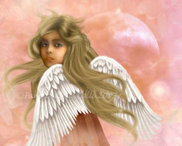Картинки ангелов с крыльями девушек