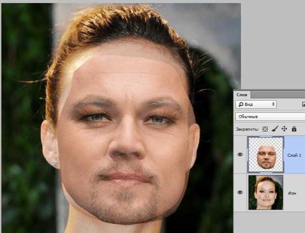 Замена лиц в фотошопе видео