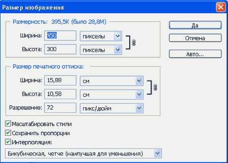 Изменить размер изображения по пикселям