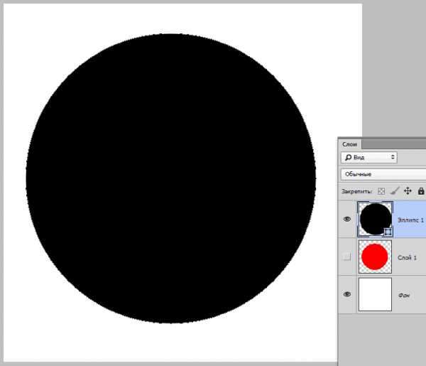Как нарисовать четверть круга в фотошопе