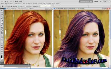 Поменять цвет волос онлайн на фото бесплатно без скачивания