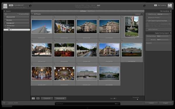 Lightroom не импортирует фото