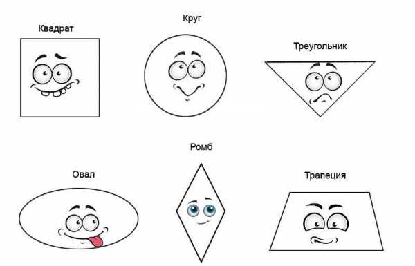 Геометрические фигуры круг для детей картинки распечатать