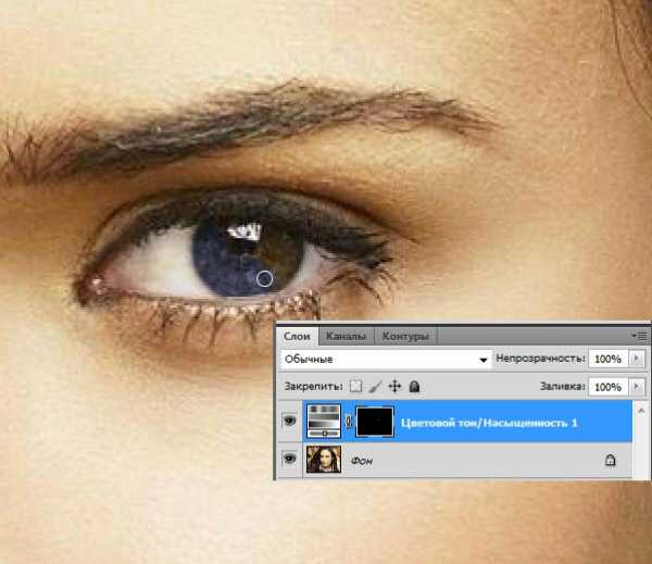 Заменить цвет глаз на фото онлайн