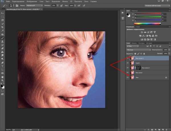 Photoshop как убрать человека с фото